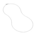 thumbnail image 2 of 14K White Gold Women's 18" 0.80mm Diamond Cut Cable Chain Necklace with 025 Gauage and a 5mm Spring Ring Quality Tag, 2 of 4