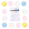 thumbnail image 2 of GWONG 16Pcs Reusable Velvet Facial Makeup Wipe Remover Skin Care Pads with Storage Bag, 2 of 10