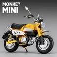 thumbnail image 2 of 1:12 Honda Monkey CBR1000 Motorcycle Model Diecast Alloy Car Toys Front Wheel Steering Shock Absorption Function Vehice Kid Gift Monkey Blue, 2 of 6