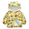 thumbnail image 2 of Toddlers Fleece Jackets Thick Warm Little Baby Girls Boys Soft Lovely Hoodies Down Coat Outerwear, 2 of 6