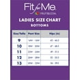 thumbnail image 5 of Fit for Me Women's Plus Comfort Covered Cotton Assorted Brief Panty, 6 Pack, 5 of 7