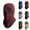#03 Wine, variant on Unisex Fleece-Lined Balaclava Hood, Windproof Warm Winter Ski Mask with Full Face, Ear & Neck Coverage for Outdoor Use, #03 Black Free Size