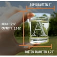 thumbnail image 5 of 2pk Etched Monogram 2.5oz Shot Glasses (Letter A) A-Z Personalized shot glass, Custom shot glasses,Set of two Shot Glasses, Initial Birthday Gift shot glass Cute, 5 of 6