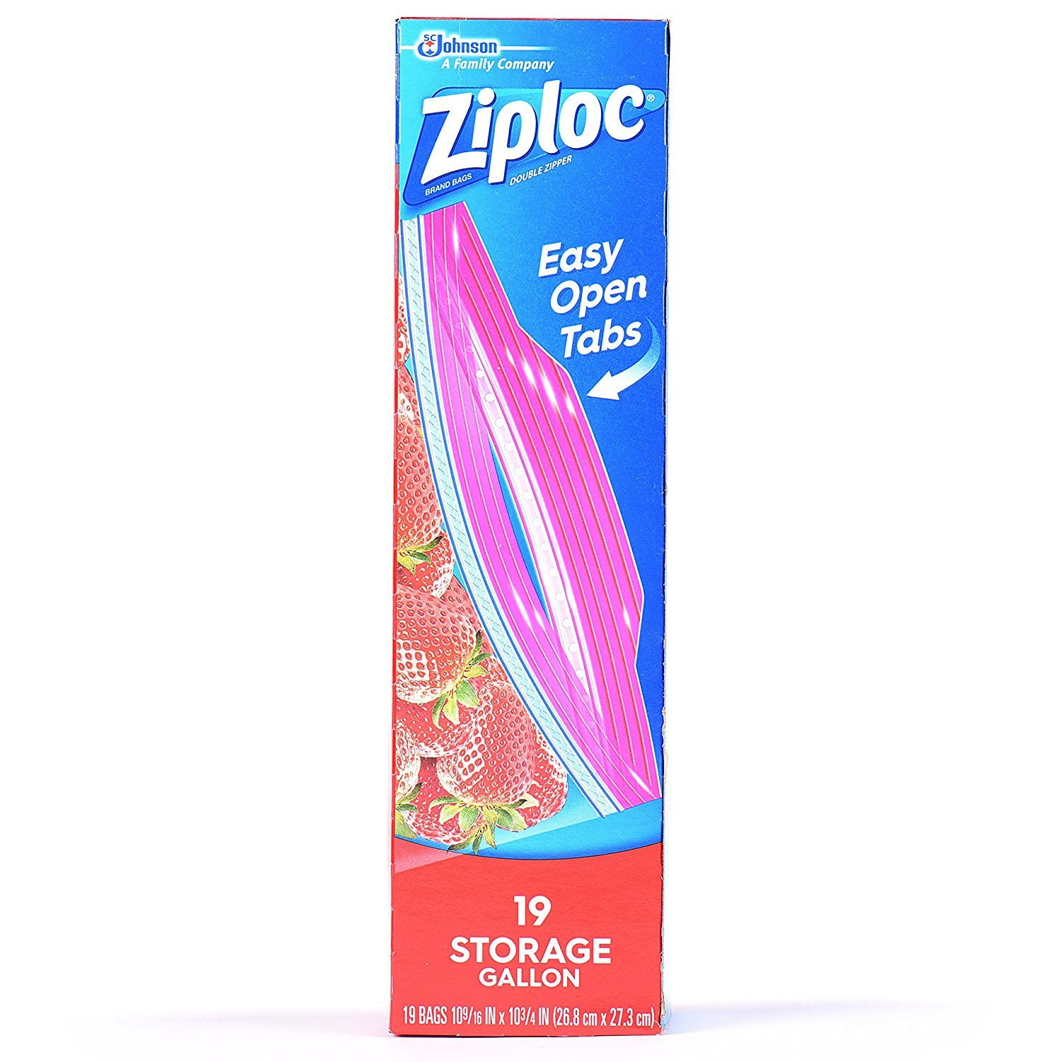 Ziploc Storage Bags Gallon 19 ct