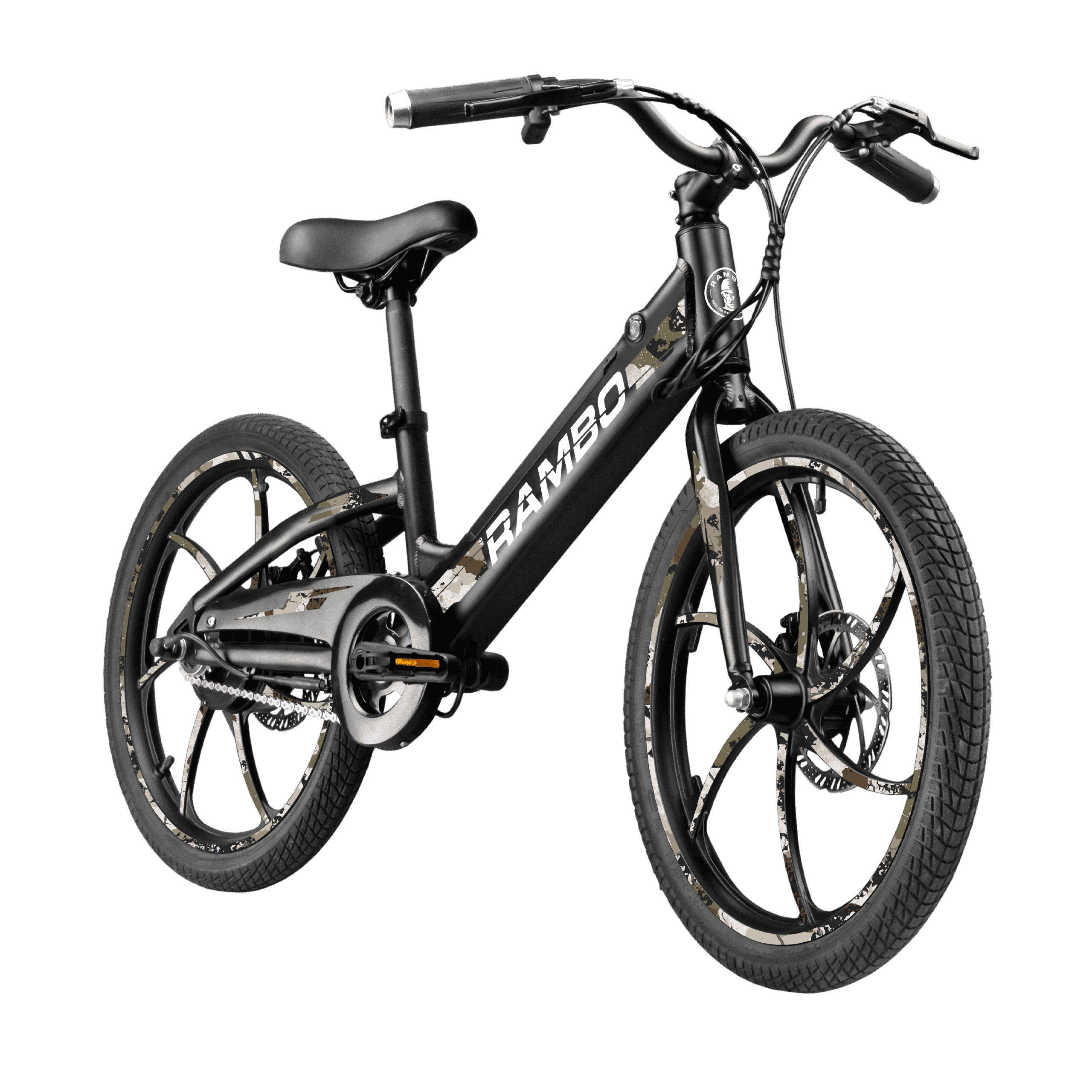 Rambo Trailbreaker 3.0 20" Electric Bike, Adjustable Power, Pedal Assist