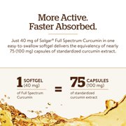 Solgar Full Spectrum Curcumin Liquid Extract 90 Softgels