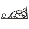 thumbnail image 4 of Soporte de estante de pared Sunnimix de metal de Alta resistencia Negro, 4 of 8