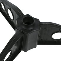 Amosfun 6-Pack Black Plastic Christmas Tree Stand Holders for Holiday Decor and Xmas Tree Support