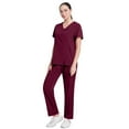 thumbnail image 3 of Works Uniforms Nursing Clothes Women Fashion Uniforms Stretch Scrubs Women Sets Scrubs Hospital Working Scrubs Set, 3 of 4