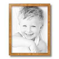 ArtToFrames 11x14 Inch Gold Bamboo Picture Frame, This Multi Wood Poster Frame is Great for Your Art or Photos, Comes with Regular Glass (4875)
