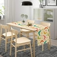 thumbnail image 3 of Mid Century Modern Table Runner, Atomic Vintage Retro Stars Abstract Boomerang Pattern Dinner Runner for Home Kitchen Dining Table Decoration 13"x108", 3 of 6