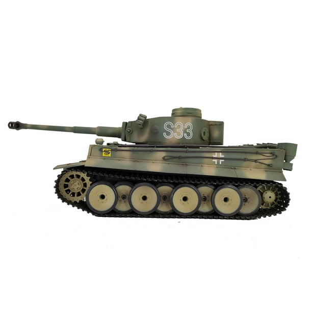 1/32 Rc Tank 2.4GHz Modèle de char télécommandé avec tourelle