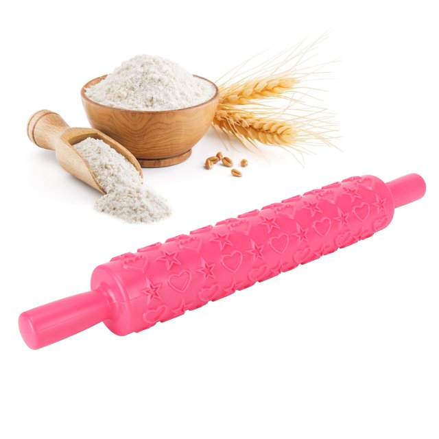 Fondant Cake Relieve Rodillo para hornear Masa Rodillo Galletas Galletas Herramienta de decoración Unbranded 3118210054613