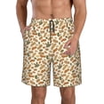 thumbnail image 1 of Balery Set With Peanut Traje de Baño Estilo Hawaiano para Hombre, Shorts de Secado Rápido con Bolsillos-Medium, 1 of 6