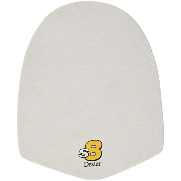 Dexter unisex adult Dexter S8 for bowling shoes microfibre white, 8 Slide Sole US