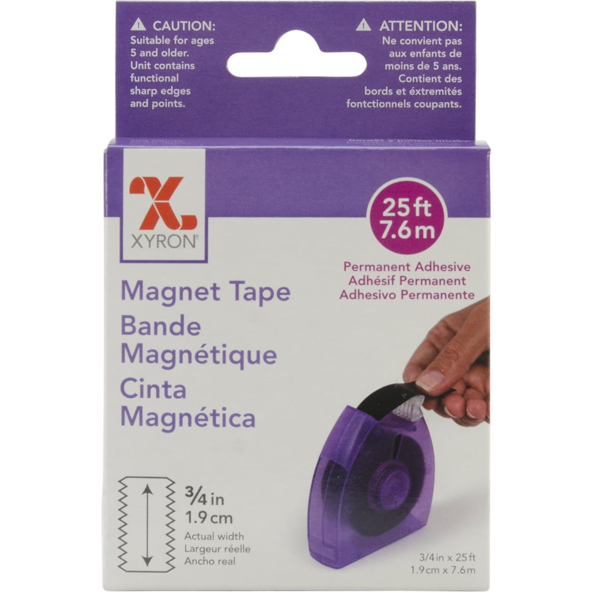 Xyron Tape, 3/4" x 25', Permanent, (XSDT002) Walmart