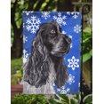 thumbnail image 3 of Carolines Treasures SC9596GF Cocker Spaniel Blue Snowflake Winter Flag Garden Size, 3 of 3