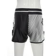 thumbnail image 4 of TiaoBug Kids Boys Fashion Printed Boxer Shorts Mid Waist Boxing Wrestling Training Hot Short Pants White&Black S/140, 4 of 7