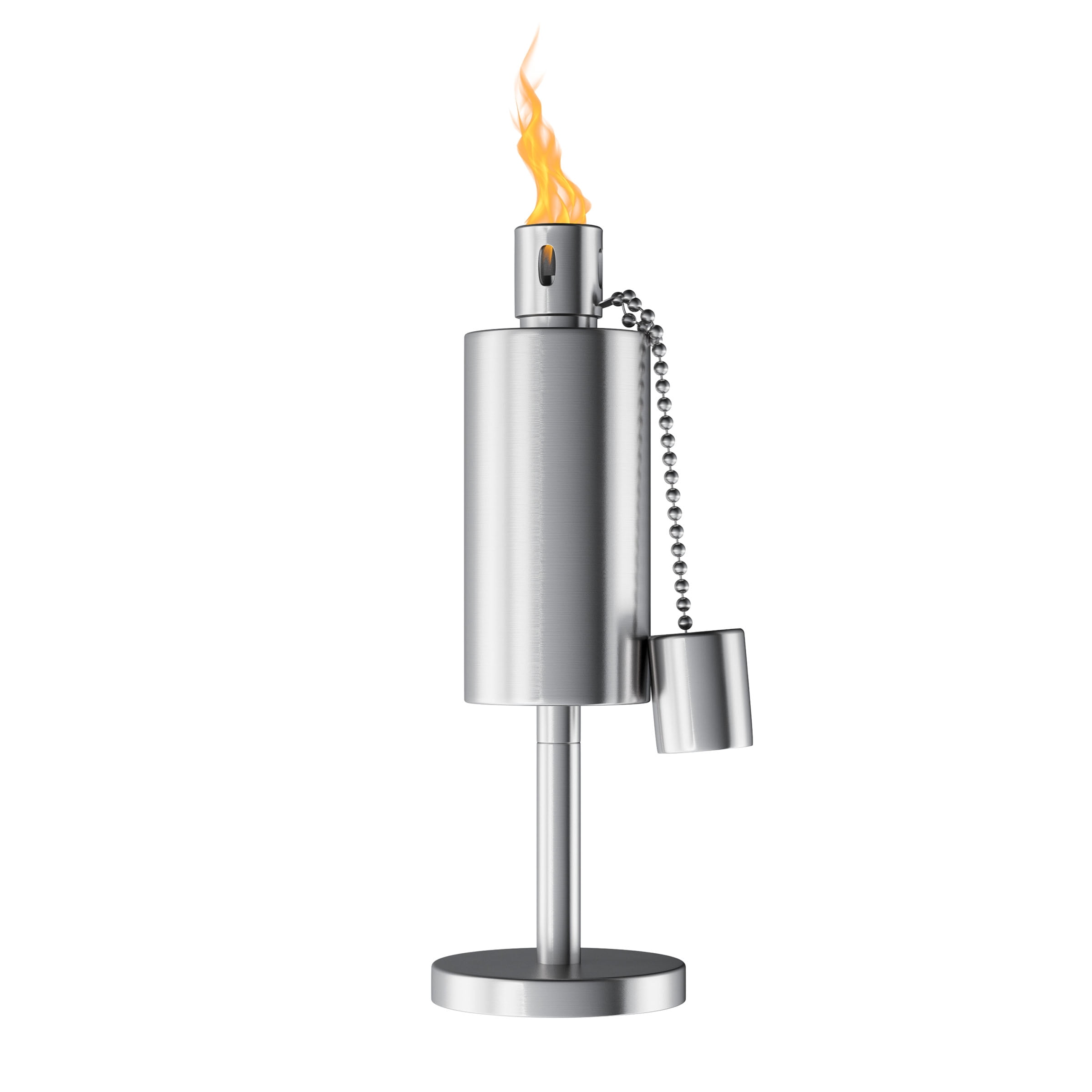 Pure Garden 10.5-Inch Table Torch Lamp 2-Pack - Fiberglass Wick Flame Light