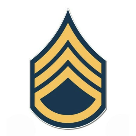 - U.S. Army Staff Sergeant Rank - Vinyl Sticker Waterproof Decal Sticker 5