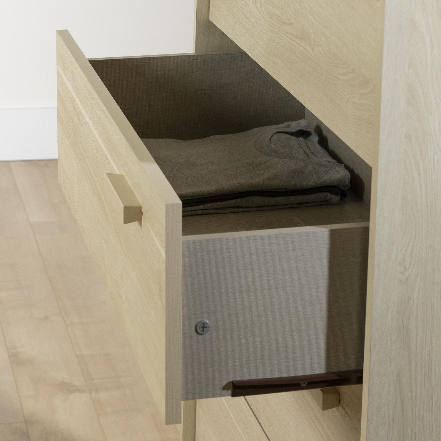 Noah Commode 5 tiroirs Chêne blanchi