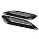 thumbnail image 5 of BOROCO Embellecedor de ala de ventilación de aire, embellecedor de ala de salida de ventilación de capó exterior, decoración impermeable universal, accesorios de interior de coche(negro+plata), 5 of 12