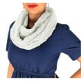 thumbnail image 2 of Womens Glamorous Chic Warm Knitted Winter Snood Infinity Loop Scarf, 2 of 10