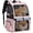 Pink, variant on Double Cat Backpack Carrier for 2 Cats, Double-Compartment Pet Carrier Backpack for Two Small Cat or One Medium Cat, Cats Carrier Backpack Dog Carrier Backpack Fits Up to 24 Lbs,Black