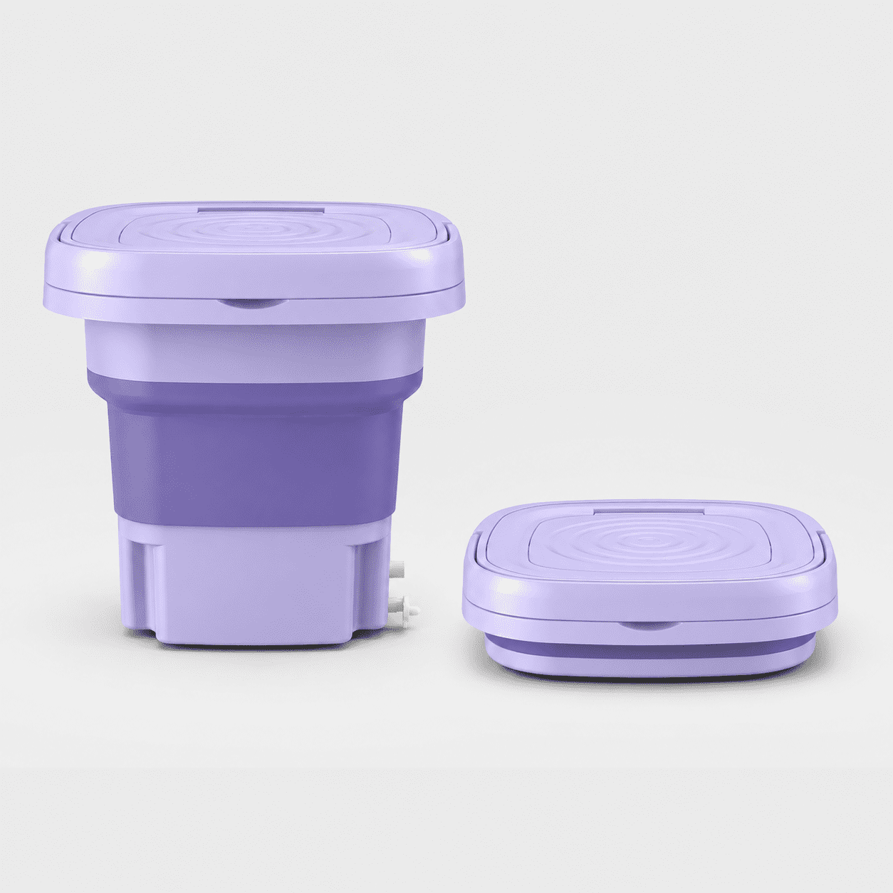 Foldable Mini Washing Machine – Portable Electric Washer with Drain Basket