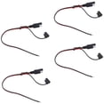 thumbnail image 1 of MERIGLARE 4Pcs 12 '' 18AWG Solar Panel Battery SAE Wiring Harness Extension Adapter Cable, 1 of 9