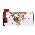 thumbnail image 3 of Cats Christmas Tree Mailbox Cover Magnetic Standard Size Post Box Cover Wraps Home Garden Decor 18" X 21", 3 of 7