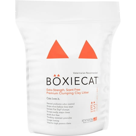 UPC: 0862918000011 | Boxiecat Extra Strength  Scent-free  Premium Clumping Clay Litter  16 lb.