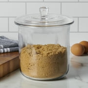 Anchor Hocking Goode Sundry 3 Quart Glass Jar with Lid, 2 Pack