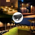 thumbnail image 6 of Gustave 2/4/6 Packs Outdoor Fence Lights Solar Lamp Waterproof LED Deck Wall Light for Landscape Path Garden Stair Decor, 6 of 6