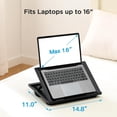 thumbnail image 5 of Adjustable Laptop Stand with 8 Angles - Dual Cushion Desk for Sofa, Bed, Car or Work Table by, 5 of 5
