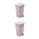 thumbnail image 4 of Wosthever Bote de basura de escritorio: conveniente y duradero para cualquier lugar Cubos de basura de plástico con tapa Papelera con ruedas Rosa claro 2piezas, 4 of 6
