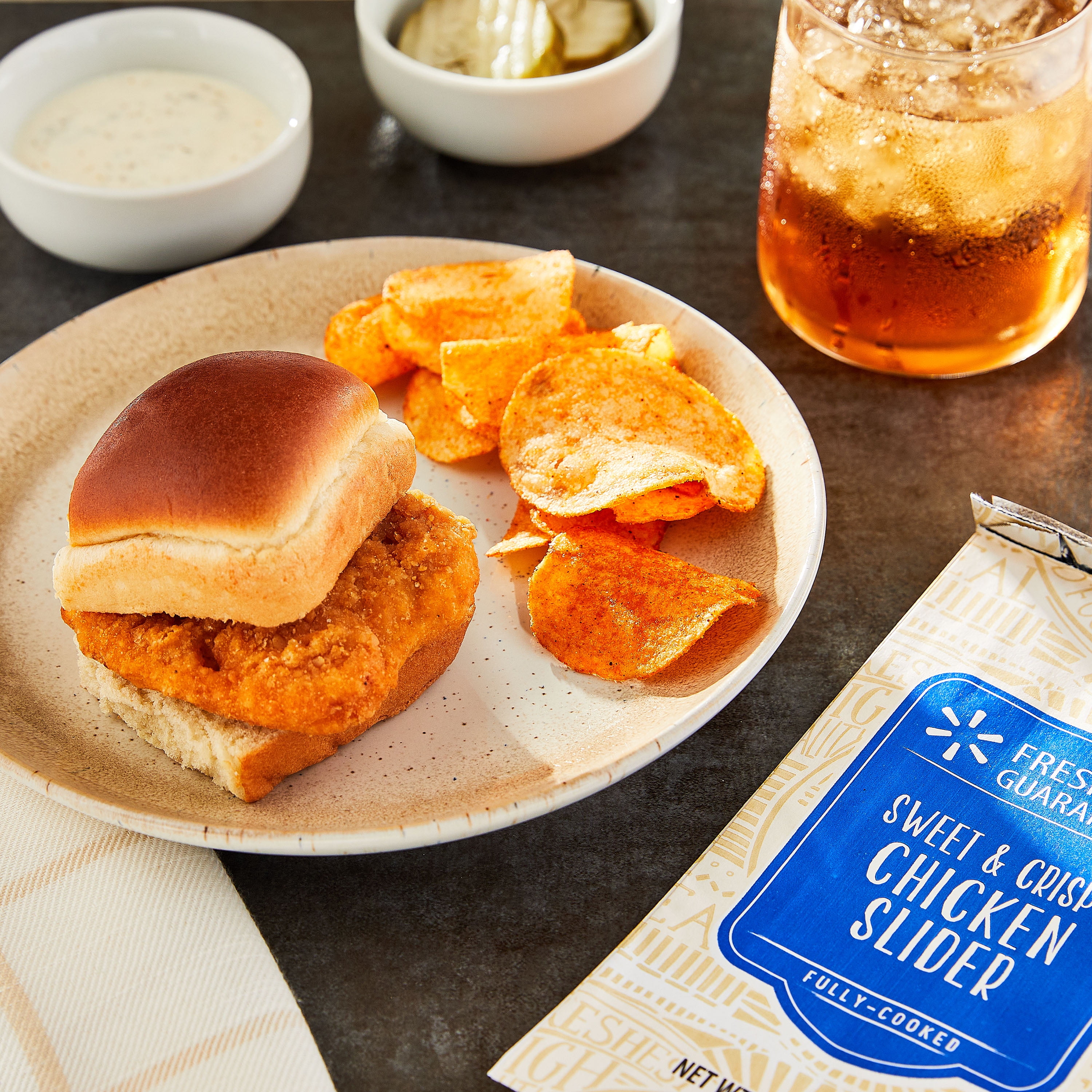 Freshness Guaranteed Hot and Ready-to-Eat Sweet and Crispy Chicken Slider, 3.59 oz