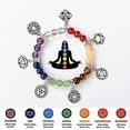 thumbnail image 1 of Pulseras curativas de 7 Chakras con piedras reales, pulsera de Chakra curativa de piedras preciosas, pulseras de meditación de Yoga para protección, curación energética, 1 of 5