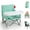 Green, variant on Tiny Marvels 3-in-1 Foldable Booster Seat with Carry Bag & Safety Harness - Portable High Chair for Travel, Restaurant, Home，Infant to Toddler(6M-3Y)