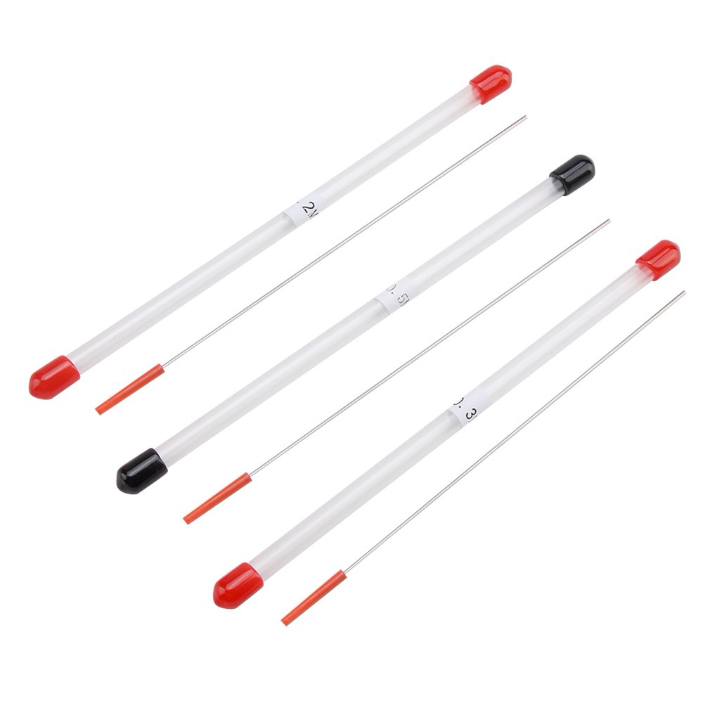 Mgaxyff 3Pcs 0.2mm 0.3mm 0.5mm Airbrush Needles Tips Replacement