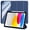 Blue, variant on Vena For Apple iPad A16 Case Clear, iPad 10th Generation Case Trifold Stand, iPad 11th Generation Case, Slim Stand Protective Cover, Blue