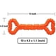 thumbnail image 5 of Juguete masticable potente y duradero para perros que ayuda con la dentición, adecuado para perros medianos y grandes y enérgicos (naranja)., 5 of 5