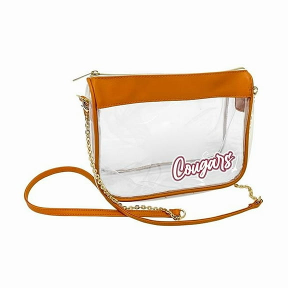 Logo Brands 238-658-TAN Washington State Hype Clear Bag
