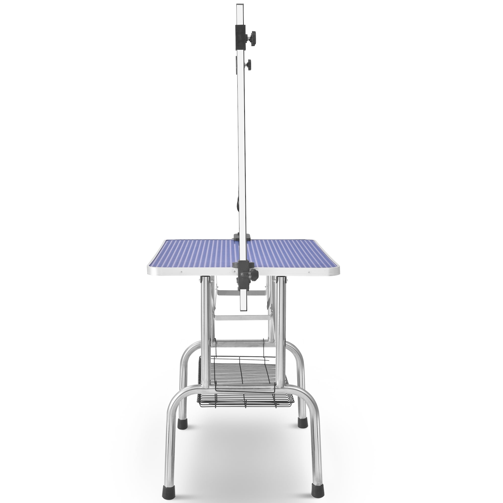 Pefilos 46" Folding Dog Pet Grooming Table for Large Medium Dogs and Cat Professional Portable Trimming Table with Arm/Noose/Mesh Tray, Blue Pefilos 46" Folding Dog Pet Grooming Table for Large Medium Dogs and Cat Professional Portable Trimming Table with Arm/Noose/Mesh Tray, Blue
