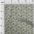 thumbnail image 2 of oneOone Silk Tabby Lime Green Fabric Text Fabric For Sewing Printed Craft Fabric By The Yard 42 Inch Wide, 2 of 5