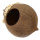 thumbnail image 1 of Natural Coconut Bird House Coconuts Breeding Nest Indoor Caging Parakeets Hiding 1Pack, 1 of 5