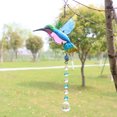 thumbnail image 4 of Colector de luz de carillón de viento con colgante de cristal de cuentas coloridas de colibrí (B1) Likrtyny  Libre de BPA, 4 of 8