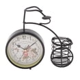 thumbnail image 3 of Mute Bike Reloj Tabke Reloj de Escritorio Reloj Silencioso para Oficina en hogar Reloj de Hierro Macarena Reloj de escritorio vintage redondo, 3 of 8