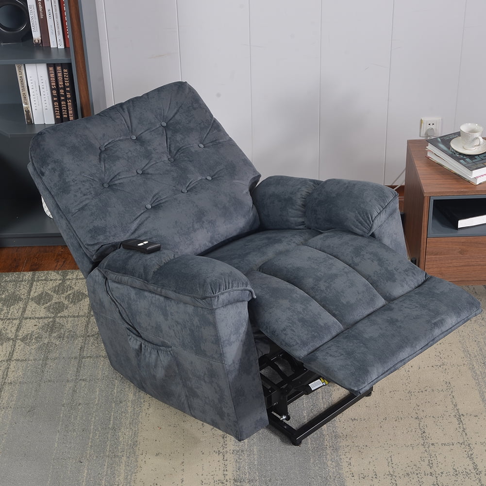 Private Jungle Electric Power Lift Chair, Velvet Upholstery Relax Recliner, Living Room Sofa Chair with Remote Control, Gray Private Jungle Electric Power Lift Chair, Velvet Upholstery Relax Recliner, Living Room Sofa Chair with Remote Control, Gray