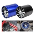 thumbnail image 2 of Compresor Sunnimix Doble Ventilador Turbo Fuel Gas Saver 2.5-2.9 pulgadas Azul Rojo, 2 of 8